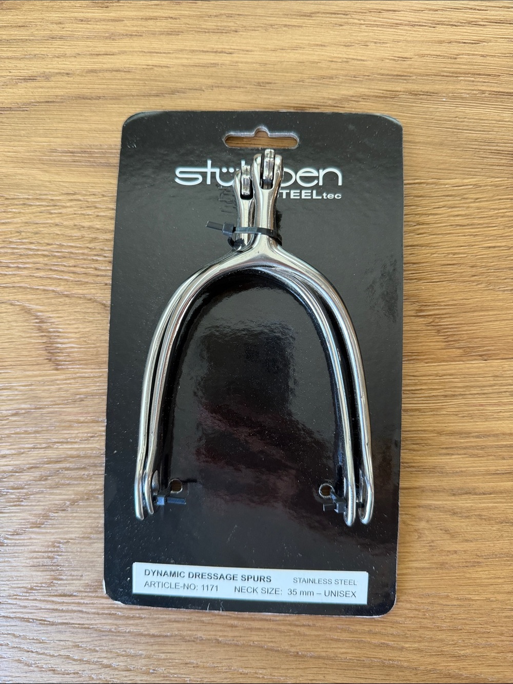 Stainless Steel Dynamic Dressage Spurs - Silver